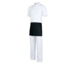 delantal corto camarero negro workteam m102