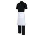 delantal frances largo blanco workteam m202