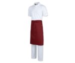 delantal frances largo granate workteam m202