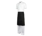 delantal frances largo negro workteam m202
