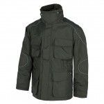 Parka con forro polar interior desmontable, impermeable, capucha y vivos reflectantes S1130