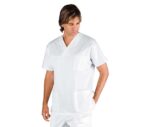 casaca sanitaria unisex blanco manga corta 045700