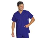 casaca sanitaria unisex marino manga corta 045022
