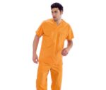 casaca sanitaria unisex melocoton manga corta 045013