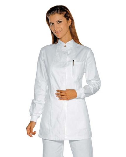 casaca sanitaria jersey blanco lione 007950P