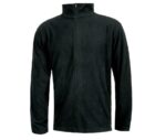 chaqueta forro polar negro laboral workteam s4002