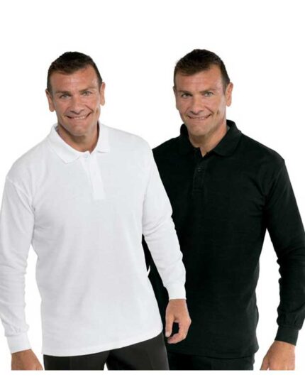 Polo de Trabajo Unisex Manga Larga Algodón