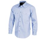 camisa trabajo celeste workteam B8001