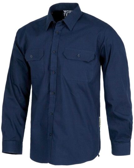 camisa trabajo marino workteam B8001