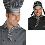 pañuelo cocina Chicote a rayas negro y blanco original
