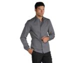 casaca sanitaria corchetes gris corfu 055012