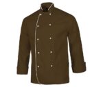 chaqueta cocinero marron B9205