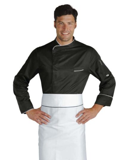 chaqueta cocinero superdry negro bilbao 059331