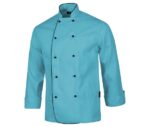 chaqueta cocinero turquesa B9205