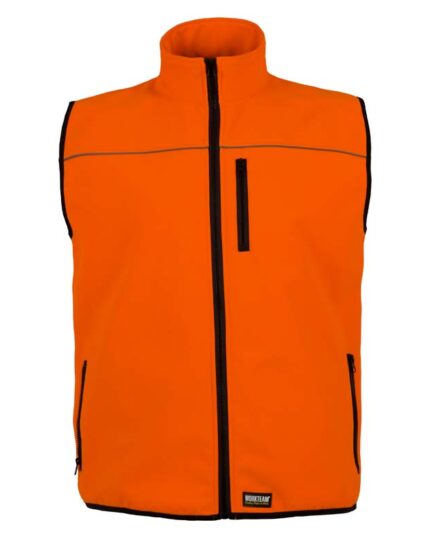 chaleco alta visibilidad workteam ropa frio lluvia