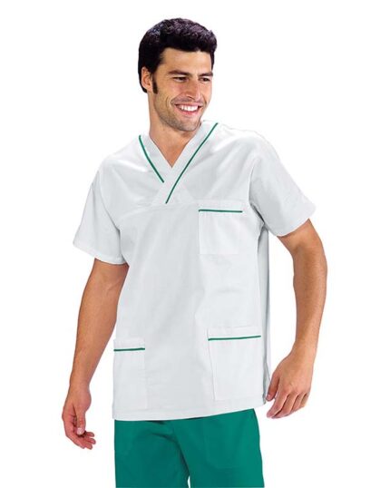 casaca sanitaria pijama enfermero cuello v