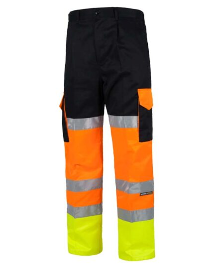 pantalón alta visibilidad cintas reflectantes