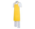 Delantal con peto color amarillo