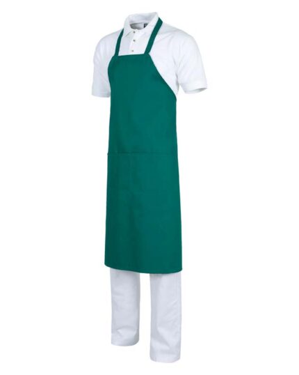 delantal camarero verde