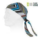 Bandana cocina en tejido antimanchas estampado de rayas