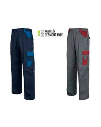 Pantalón Desmontable Detalles Reflectantes Para Trabajar Industria