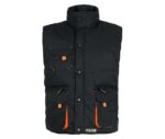 Chaleco negro combinado alta visibilidad