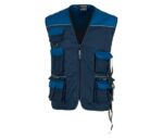 Chaleco tipo safari bicolor vivos reflectantes WF1854