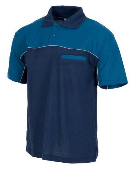 Polo reflectante azul azafata marino WF1855