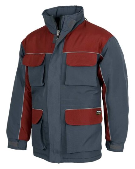 Parka con capucha para trabajar tejido impermeable para la lluvia