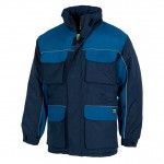 Parka acolchada impermeable con capucha y vivos reflectantes WF1858