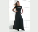 pantalones antidecoloracion peluquería mujer color negro