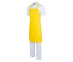 Delantal con peto color amarillo