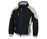 chaqueta polar negra para el frio