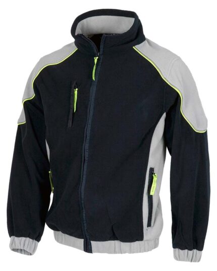 chaqueta polar negra para el frio