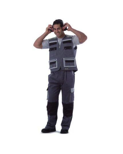 chaleco multibolsillos mujer hombre para trabajar