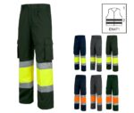 Pantalón Recto Multibolsillos Alta Visibilidad de Trabajo c4018