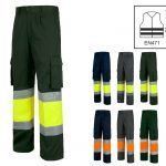 Pantalón Recto Multibolsillos Alta Visibilidad de Trabajo c4018