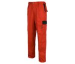 Pantalón multibolsillos laboral alta resistencia rojo