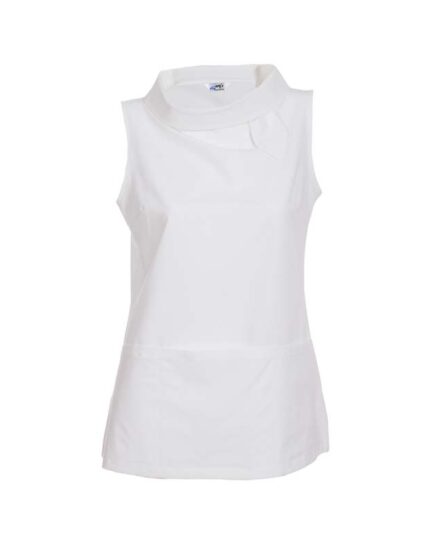 Blusa de peluquería y estética tejido antimanchas