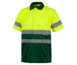polo alta visibilidad amarillo verde