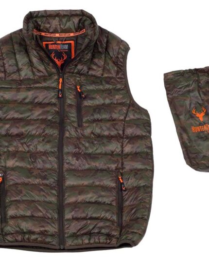chaleco acolchado camuflaje para el frio