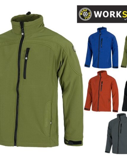 Chaqueta Softshell para trabajar en tejido WORKSHELL