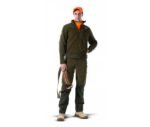 chaqueta punto verde caza, ideal para cazadores hombre o mujer o pescadores