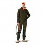 chaqueta punto verde caza, ideal para cazadores hombre o mujer o pescadores