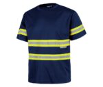Camiseta alta visibilidad en manga corta