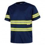 Camiseta alta visibilidad en manga corta