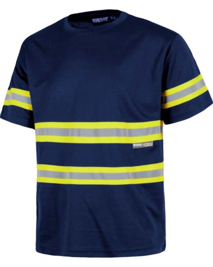 Camiseta alta visibilidad en manga corta