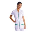 chaqueta blanca sanitaria mujer señora