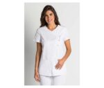 Chaqueta mujer peluquería y estética blanca