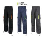 Pantalón multibolsillos con refuerzos
